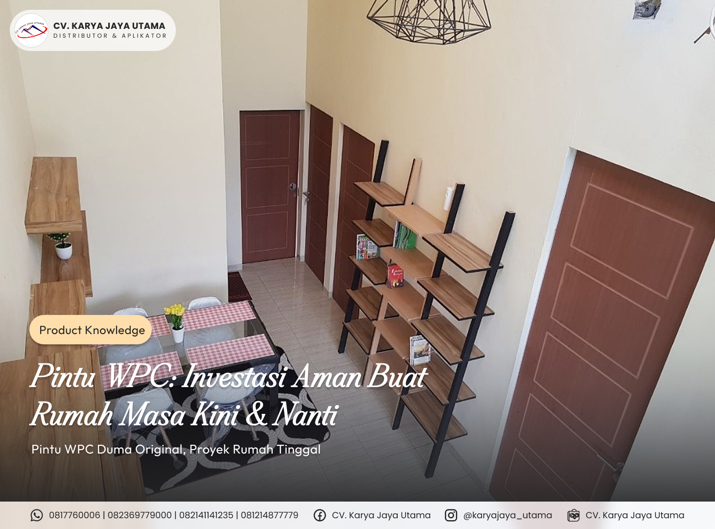 Pintu WPC: Investasi Aman Buat Rumah Masa Kini & Nanti