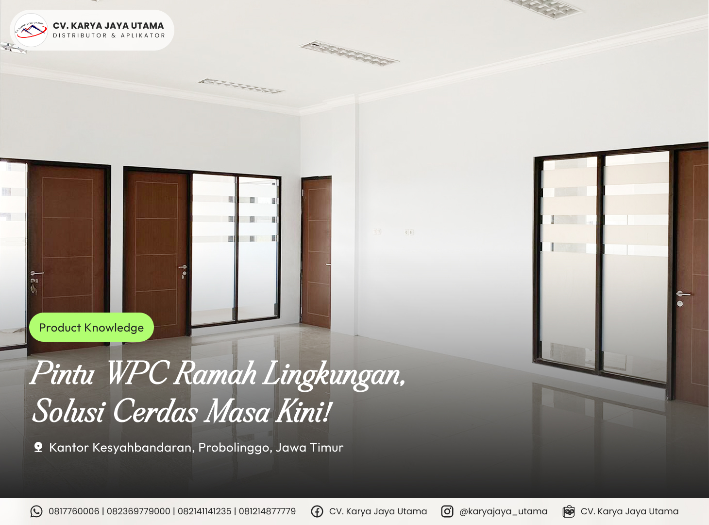 Pintu WPC Ramah Lingkungan, Solusi Cerdas Masa Kini!